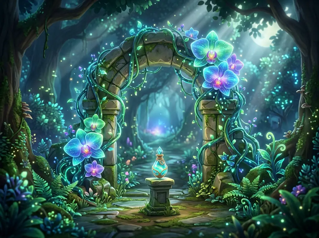 The luminescent gardens of Shangri-La